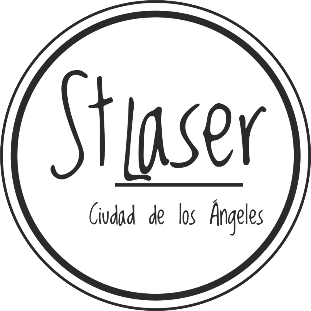 logo st-laser blanco